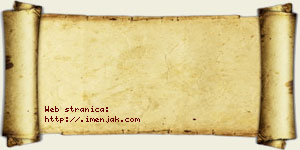 Joksim Bzeničanin vizit kartica